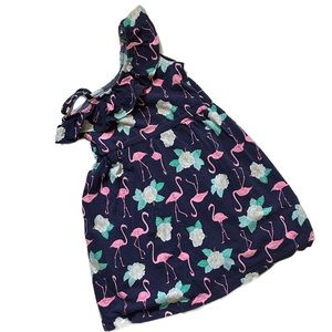💚 Carter’s Navy Flamingo Dress